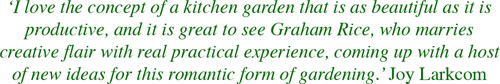 Joy Larkcom praises Graham Rice's All-in-One Garden